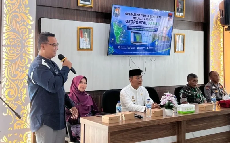 Pemko Padang meluncurkan GeoPortal Padati. (Foto: Diskominfo Padang)