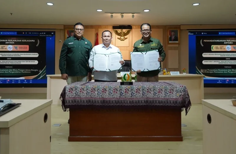 Penandatanganan MoU antara Kemendag dan Bapanas. (Foto: Kemendag)
