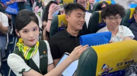Penerbangan perdana Spring Airlines rute Guangzhou dan Shenzhen-Jakarta. (Foto: Kemenpar)