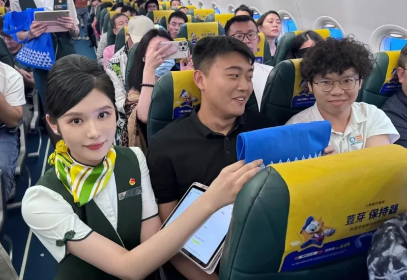 Penerbangan perdana Spring Airlines rute Guangzhou dan Shenzhen-Jakarta. (Foto: Kemenpar)