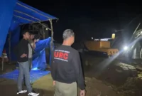 Satgas Anti Ilegal Mining Polres Solsel mengamankan satu ekskavator milik penambang emas liar di Jorong Jujutan, Sangir, Kamis (11/6/2026). (Dok: Polda Sumbar)