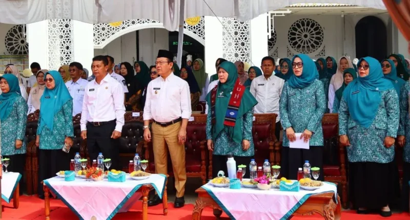 TP PKK Kelurahan Padang Data Tanah Mati mewakili Kota Payakumbuh dalam penilaian Lomba Gerakan PKK Tingkat Provinsi Sumatera Barat 2026, Rabu (3/6/2026). (Foto: MC Payakumbuh)