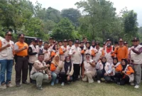 Wakil Wali Kota Padang, Maigus Nasir menutup Jambore KSB Padang 2026 di Bumi Perkemahan ABG, Lubuk Minturun, Minggu (14/6/2026). (Foto: Pemko Padang)