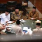 Pertemuan evaluasi penyelenggaraan haji bersama Presiden Prabowo Subianto di Hambalang, Bogor, Jawa Barat, Rabu (17/6/2026). (Foto: BPMI Setpres)