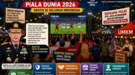 Polda Sumbar siapkan program nobar Piala Dunia 2026. (Foto: Polda Sumbar)
