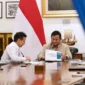 Menteri Kesehatan Budi Gunadi Sadikin menemui Presiden Prabowo Subianto di Istana Merdeka, Jakarta pada Selasa (9/6/2026). (Foto: BPMI Setpres)