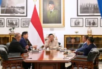 Presiden Prabowo Subianto menerima Menteri PKP Maruarar Sirait di Istana Merdeka, Jakarta, pada Selasa (9/6/2026) sore. (Foto: BPMI Setpres)