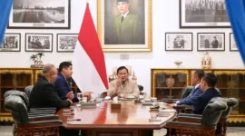 Presiden Prabowo Subianto menerima Menteri PKP Maruarar Sirait di Istana Merdeka, Jakarta, pada Selasa (9/6/2026) sore. (Foto: BPMI Setpres)
