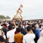 Puncak Hoyak Tabuik Piaman tahun lalu. (Foto: Diskominfo Pariaman)