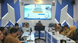 Rapat Koordinasi Percepatan Implementasi dan Persiapan Launching Digitalisasi Bansos di Aula Kantor Dinas Sosial Padang, Senin (29/6/2026). (Foto: Pemko Padang)