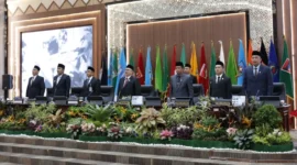Rapat Paripurna penyerahan Laporan Hasil Pemeriksaan (LHP) BPK atas pengelolaan keuangan daerah. (Foto: Ist)