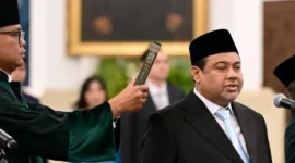 Said Iqbal dilantik sebagai Penasihat Khusus Presiden Bidang Ketenagakerjaan dan Kesejahteraan Buruh, Senin (8/6/2026) di Istana Negara, Jakarta. (Foto: BPMI Setpres/Muchlis Jr)