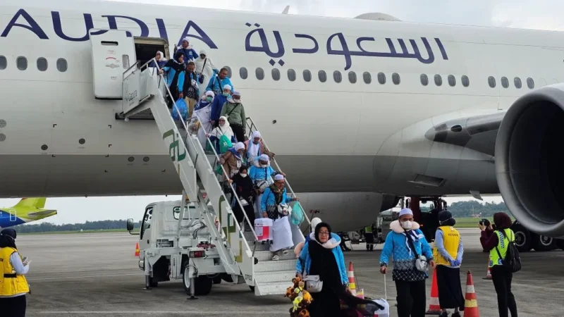 Sebanyak 95.178 jemaah Indonesia sudah pulang ke Tanah Air. (Foto: Kemenhaj)