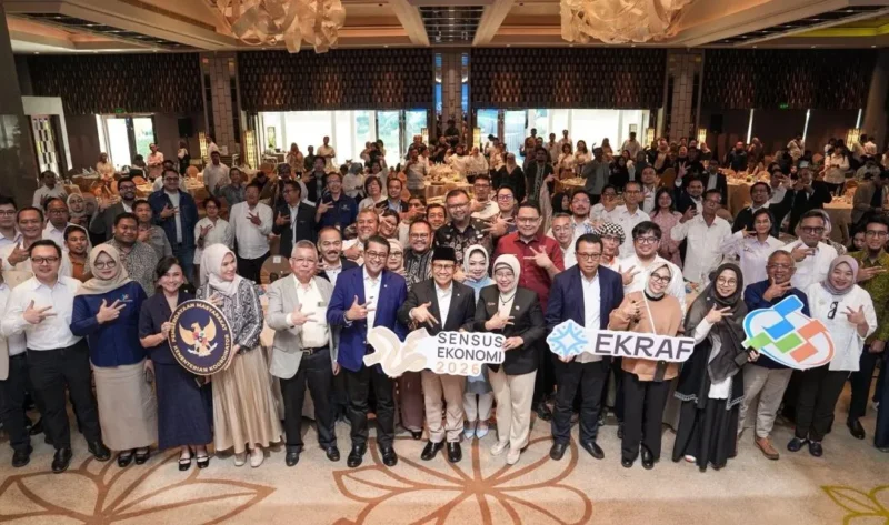 Pencanangan pelaksanaan Sensus Ekonomi (SE) 2026 Sektor Ekonomi Kreatif di Jakarta, Senin (29/6/2026). (Foto: Kementerian Ekraf)