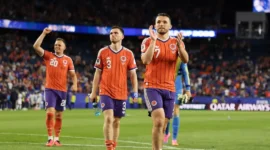 Pemain Timnas Skotlandia merayakan kemenangan 1-0 atas Haiti pada laga kedua Grup C Piala Dunia FIFA 2026, Minggu (14/6/2026). (Foto: FIFA.com)