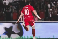 Striker Timnas Indonesia, Ole Romeny merayakan golnya ke gawang Mozambik, Selasa (9/6/2026). (Foto: IG @timnasindonesia)