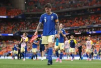 Pemain Swedia tertunduk lesu usai menelan kekalahan telak 1-5 dari Belanda pada laga kedua Grup F Piala Dunia FIFA 2026. (Foto: FIFA.com)