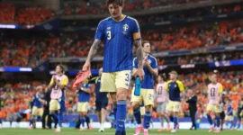 Pemain Swedia tertunduk lesu usai menelan kekalahan telak 1-5 dari Belanda pada laga kedua Grup F Piala Dunia FIFA 2026. (Foto: FIFA.com)