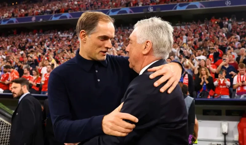 Thomas Tuchel dan Carlo Ancelotti. (Foto: Fifa.com)