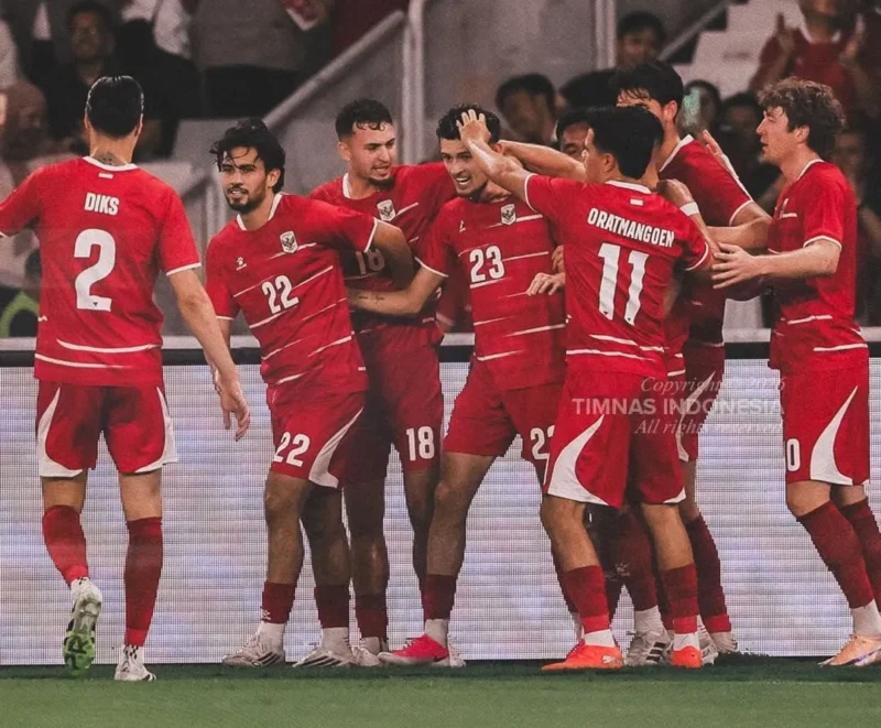 Pemain Timnas Indonesia saat merayakan gol ke gawang Oman beberapa waktu lalu. (Foto: IG @timnasindonesia)