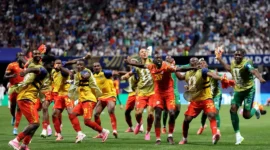 Timnas RD Kongo mencatat sejarah baru di Piala Dunia FIFA 2026 dengan melaju ke babak 32 besar untuk pertama kalinya sebagai salah satu tim peringkat ketiga terbaik. (Foto: FIFA.com)
