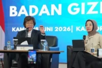Wakil Kepala sekaligus Juru Bicara BGN, Agustina Arumsari dalam konferensi pers di Jakarta, Kamis (18/6/2026). (Foto: BGN)