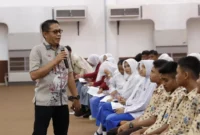 Wakil Ketua DPRD Sumbar, Evi Yandri Rajo Budiman saat Sosialisasi Peraturan Daerah (Sosper) di Gedung Rohana Kudus, Kompleks GOR Agus Salim, Padang, Sabtu (13/6/2026). (Foto: Ist)