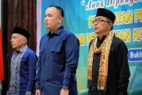 Wakil Ketua DPRD Sumbar, Nanda Satria menjadi narasumber dalam Bimtek Bundo Kanduang di Bukittinggi, Minggu (7/6/2026). (Foto: Ist)