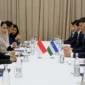 Wamendag RI Dyah Roro Esti Widya Putri saat menghadiri pertemuan bilateral tindak lanjut pembentukan JWG Kerja Sama Perdagangan dan Investasi Indonesia-Uzbekistan di Tashkent, Uzbekistan, Selasa (16/6). (Foto: Kemendag)