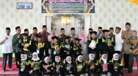 Wakil Wali Kota Padang, Maigus Nasir menghadiri Khatam Al Quran dan Wisuda Tartil ke-5 MDTA Masjid Darul Muslimin Muhammadiyah di Komplek Muslim Village Sang Surya Rimbo Tarok, Minggu (7/6/2026). (Foto: Pemko Padang)