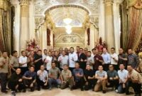 Wali Kota Padang Fadly Amran menerima kunjungan silaturahmi Dansesko TNI, Marsekal Madya TNI Arif Widianto bersama jajaran pejabat utama Sesko TNI dan 62 Pasis Dikreg LV 2026 di Rumah Bagonjong Baiturrahmah Padang, Rabu (10/6/2026). (Foto: Pemko Padang)