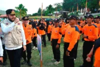 Wali Kota Padang Fadly Amran membuka Jambore KSB 2026 di ABG Water Park, Jumat (6/12/2026). (Foto: Pemko Padang)