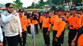 Wali Kota Padang Fadly Amran membuka Jambore KSB 2026 di ABG Water Park, Jumat (6/12/2026). (Foto: Pemko Padang)
