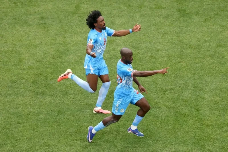 Penyerang RD Kongo, Yoane Wissa usai mencetak gol ke gawang Portugal. (Foto: FIFA.com)