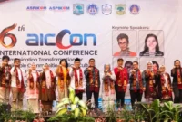 Wakil Wali Kota Padang, Maigus Nasir menghadiri kegiatan The 6th AICCON 2026 dan Kongres VIII Aspikom Indonesia, di The ZHM Premiere Hotel Padang, Rabu (22/7/2026). (Foto: Pemko Padang)