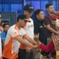 Anggota DPRD Provinsi Sumbar Irsyad Syafar saat menghadiri pembukaan Kejurprov Tenis Meja se-Sumbar 2026 di Hall SMKN 2 Payakumbuh. 