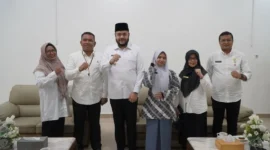Wali Kota Padang Fadly Amran menerima audiensi Puan Malika Jomantara di Rumah Dinas Wali Kota, Rabu (23/7/2026). (Foto: Pemko Padang)