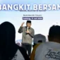 Wakil Wali Kota Padang Maigus Nasir menghadiri kegiatan “Bangkit Bersama, Gerak, Kuliner, Cerita” yang digelar Bank Mantap di Pantai Puruih, Jumat (17/7/2026). (Foto: Pemko Padang)