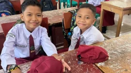 Bintang Brata Metian (kanan) dan Syauki Azzami Ilmi (kiri).