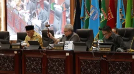 DPRD Sumbar menggelar Rapat Paripurna Pembahasan Rancangan KUA-PPAS Tahun Anggaran 2027, Senin (6/7/2026). (Foto: Ist)
