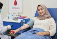 Ilustrasi donor darah. (Foto: AI Generate)