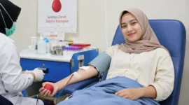 Ilustrasi donor darah. (Foto: AI Generate)
