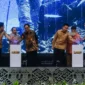 Plt Deputi Bidang Pengembangan Penyelenggaraan Kegiatan (Events) Kemenpar, Hafiz Agung Rifai (ketiga dari kiri) bersama stakeholders meluncurkan Explorex 2027 di Balairung Soesilo Soedarman, Gedung Sapta Pesona, Jakarta, Selasa (14/7/2026). (Foto: Kemenpar)