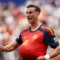 Pemain Timnas Spanyol Fabian Ruiz merayakan gol ke gawang Belgia pada laga perempat final Piala Dunia 2026. (Foto: FIFA.com)