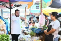 Wali Kota Padang Fadly Amran meninjau progres revitalisasi Pasar Raya Padang, Kamis (30/7/2026). (Foto: Pemko Padang)