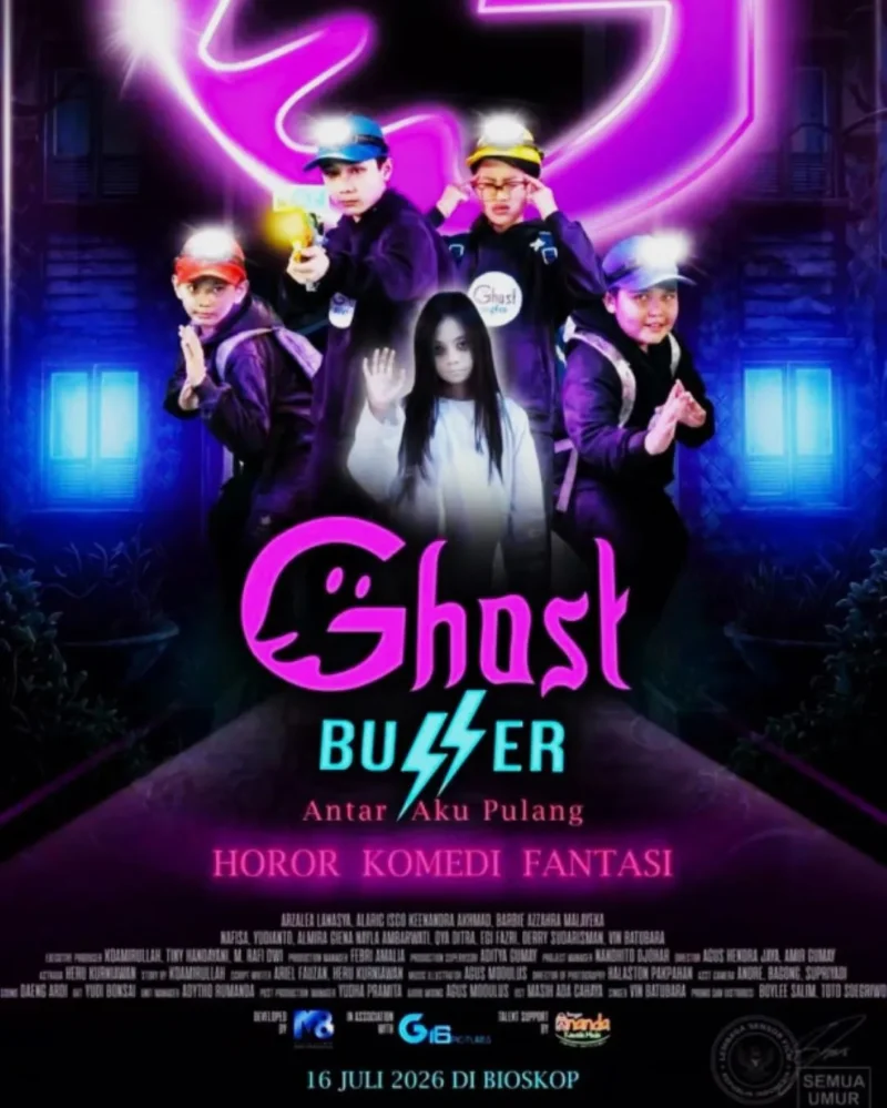 Poster Film Ghost Buzzer: Antar Aku Pulang. (Foto: Film Indonesia)