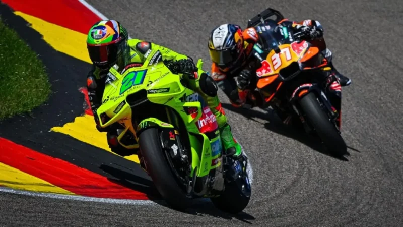 Franco Morbidelli dan Diogo Moreira mendapat penalti turun tiga posisi grid start MotoGP Jerman 2026 usai melanggar aturan Practice. (Foto: MotoGP.com)