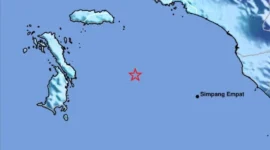 Gempa M 4,7 guncang Air Bangis, Pasbar, Sabtu (18/7/2026). (Foto: BMKG)