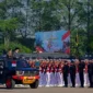 Presiden Prabowo Subianto saat Upacara Peringatan ke-80 Hari Bhayangkara Tahun 2026 di Lapangan Satuan Latihan Korbrimob, Cikeas, Kabupaten Bogor, Rabu (1/7/2026). (Foto: BPMI Setpres)