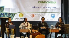 Ditjen PKH bersama World Organization for Animal Health (WOAH) dan A World of Good Initiative Inc menggelar International Animal Welfare Workshop pada Rabu (22/7/2026). (Foto: Ditjen PKH Kementan)